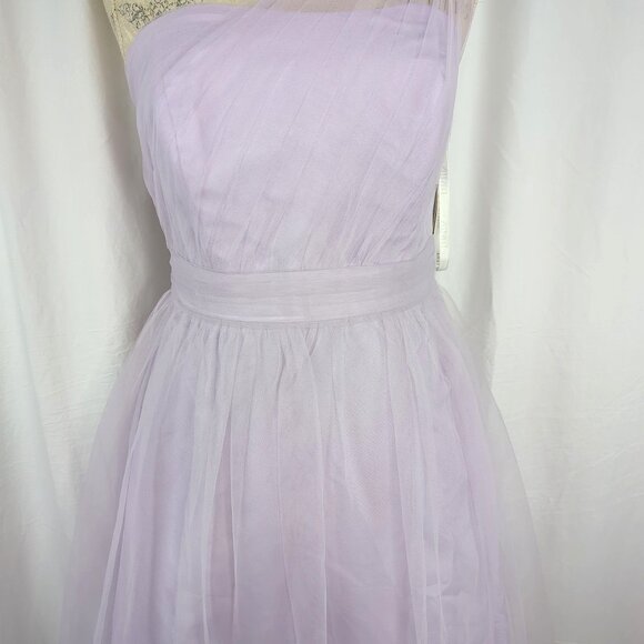 Davids Bridal Formal Purple Dress Small 4 Short Prom - Picture 3 of 9